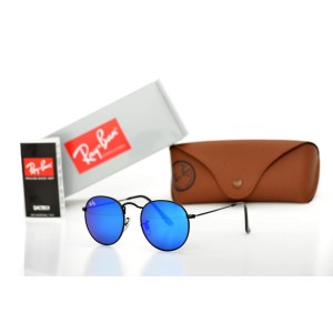 Ray Ban Round metal (Круглые) 3447blue-b