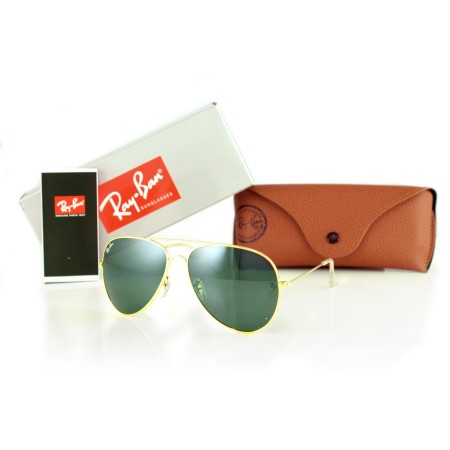 Солнцезащитные очки Ray Ban Aviator (Авиаторы-капли) 3026-001