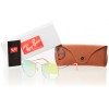 Сонцезахисні окуляри Ray Ban Round metal (Круглі) 3447lime-silver