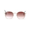 Солнцезащитные очки Ray Ban Round metal (Круглые) 6002-brown