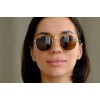 Ray Ban Round Metal 3447-brown-g