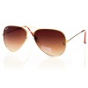 Солнцезащитные очки Ray Ban Aviator (Авиаторы-капли) 3026brown-gold