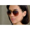 Сонцезахисні окуляри Ray Ban Aviator (Авіатори-каплі) 3026brown-gold