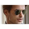 Сонцезахисні окуляри Ray Ban Aviator (Авіатори-каплі) 3026black-g