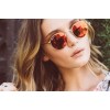 Сонцезахисні окуляри Ray Ban Round metal (Круглі) 3447orange-silver