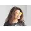 Солнцезащитные очки Ray Ban Round metal (Круглые) 3447orange-silver