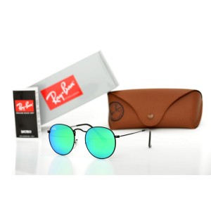 Ray Ban Round metal (Круглые) 3447green-b