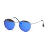 Солнцезащитные очки Ray Ban Round metal (Круглые) 6002-blue