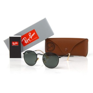 Ray Ban Round metal (Круглі) 3447-black-b